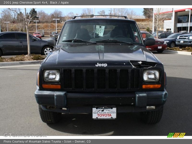 Black / Agate 2001 Jeep Cherokee Sport 4x4