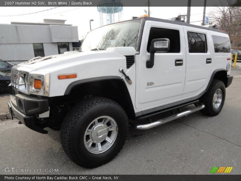 Birch White / Ebony Black 2007 Hummer H2 SUV