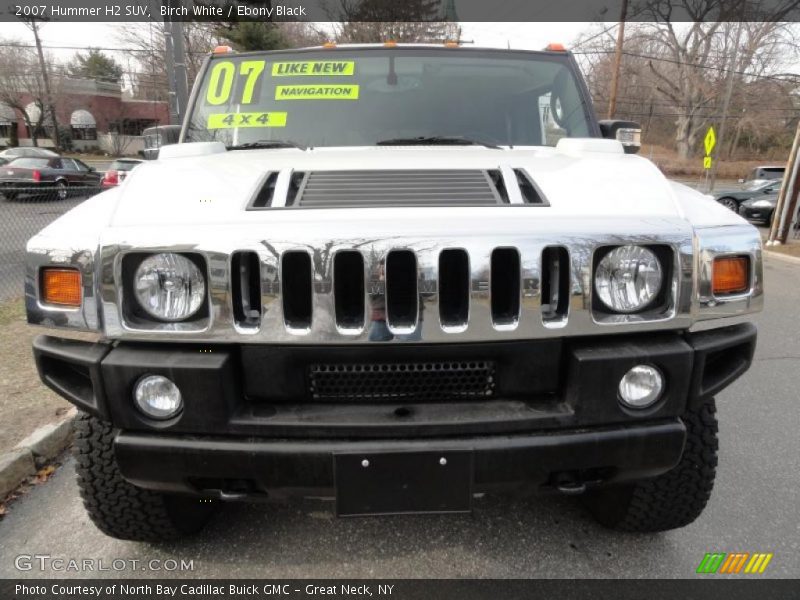 Birch White / Ebony Black 2007 Hummer H2 SUV