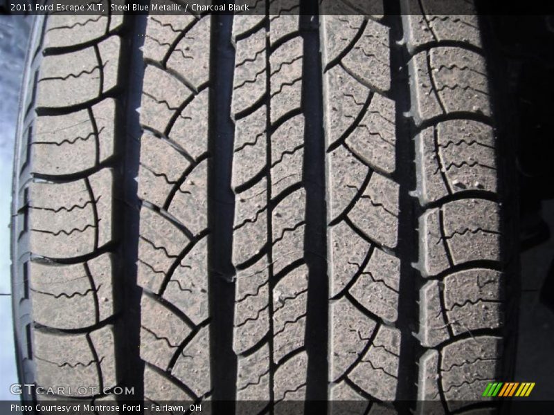 Steel Blue Metallic / Charcoal Black 2011 Ford Escape XLT