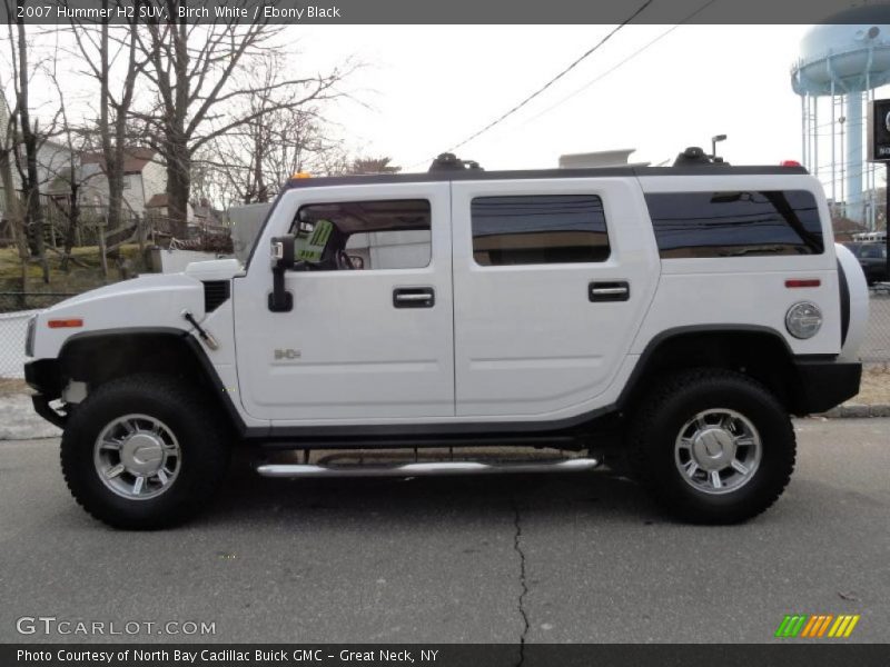 Birch White / Ebony Black 2007 Hummer H2 SUV
