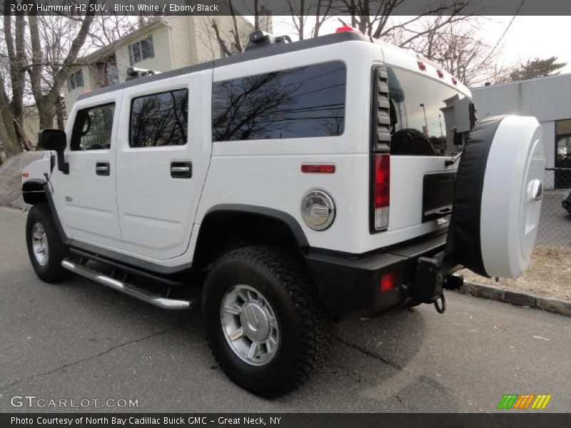 Birch White / Ebony Black 2007 Hummer H2 SUV