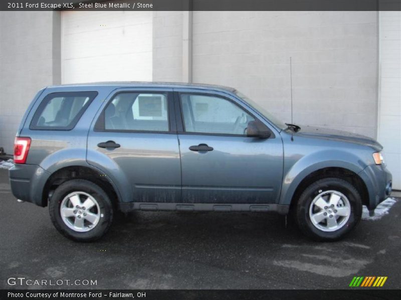 Steel Blue Metallic / Stone 2011 Ford Escape XLS