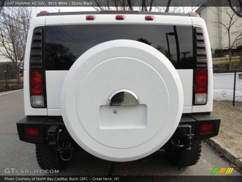 Birch White / Ebony Black 2007 Hummer H2 SUV