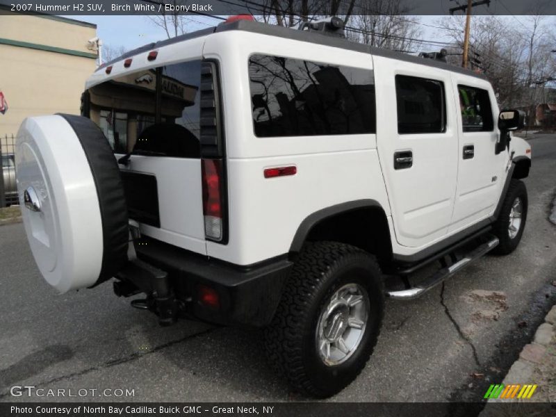 Birch White / Ebony Black 2007 Hummer H2 SUV