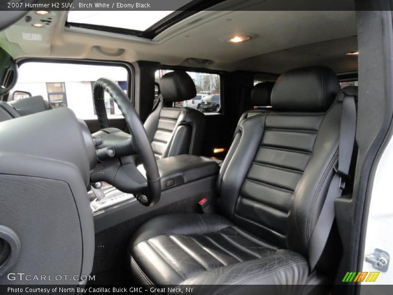 Birch White / Ebony Black 2007 Hummer H2 SUV