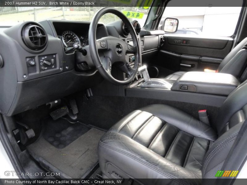 Birch White / Ebony Black 2007 Hummer H2 SUV