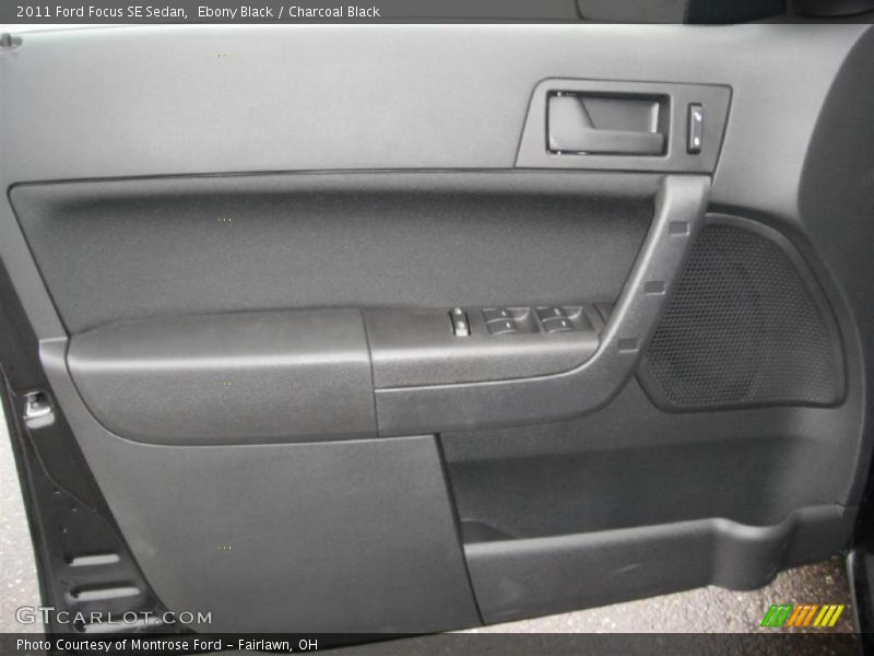 Ebony Black / Charcoal Black 2011 Ford Focus SE Sedan
