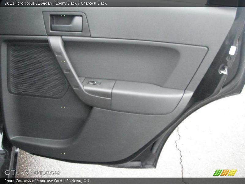 Ebony Black / Charcoal Black 2011 Ford Focus SE Sedan