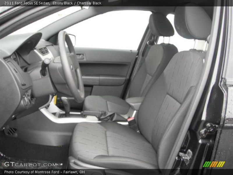 Ebony Black / Charcoal Black 2011 Ford Focus SE Sedan