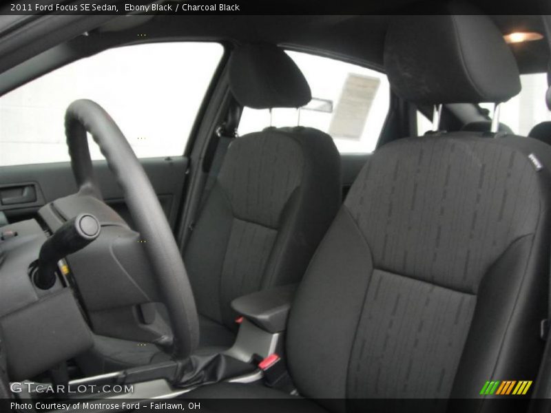 Ebony Black / Charcoal Black 2011 Ford Focus SE Sedan