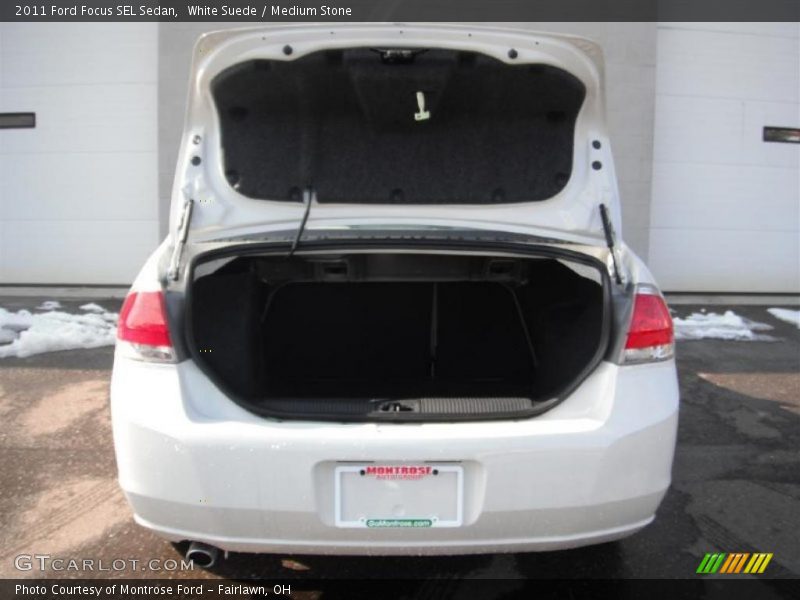 White Suede / Medium Stone 2011 Ford Focus SEL Sedan