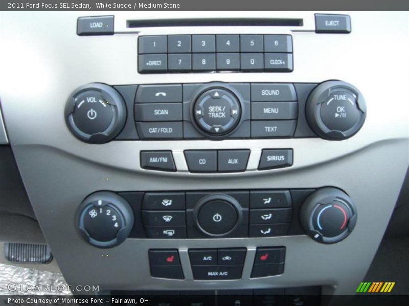 White Suede / Medium Stone 2011 Ford Focus SEL Sedan