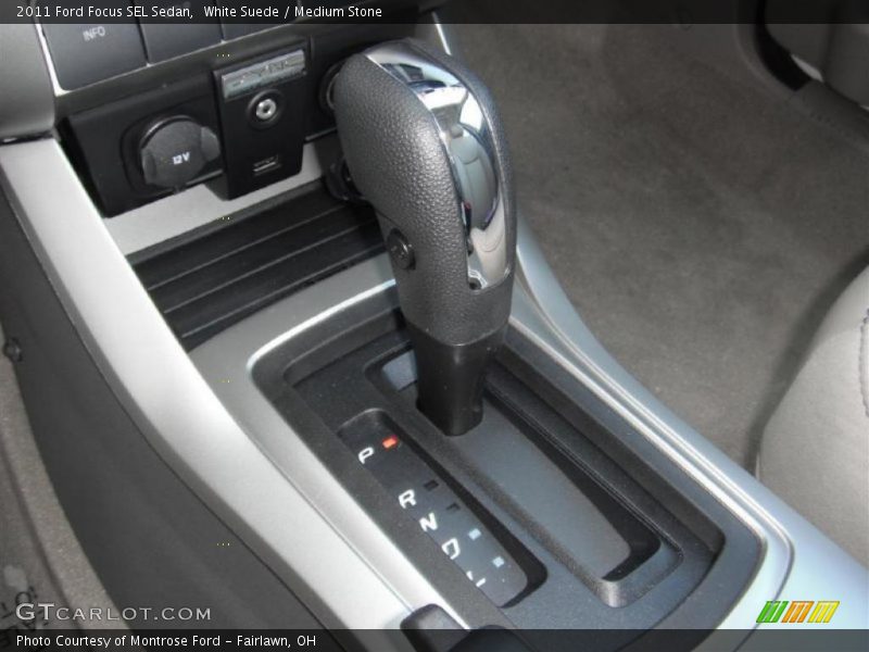 White Suede / Medium Stone 2011 Ford Focus SEL Sedan