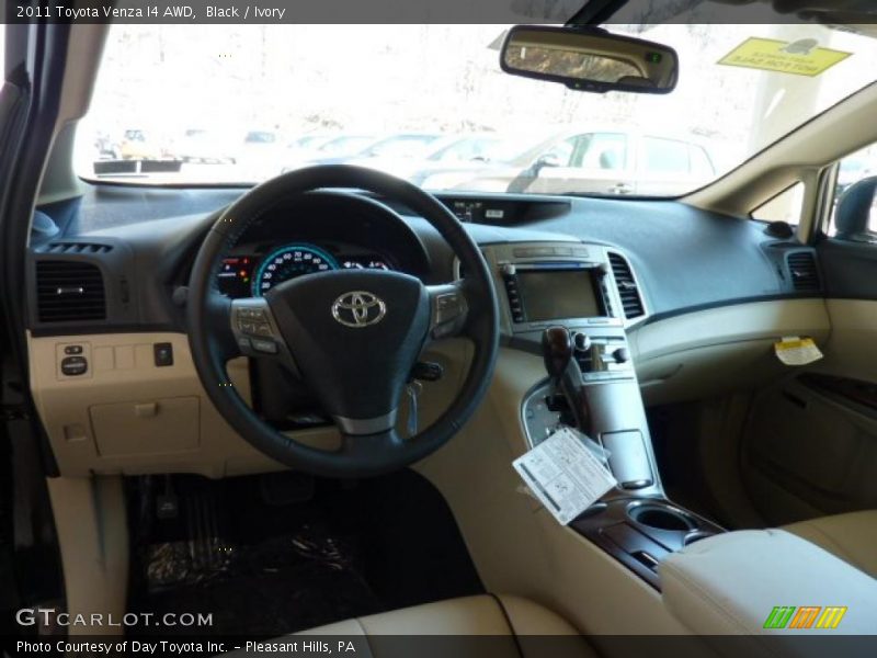 Black / Ivory 2011 Toyota Venza I4 AWD