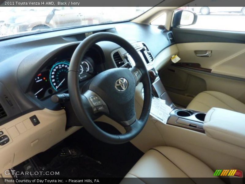 Black / Ivory 2011 Toyota Venza I4 AWD