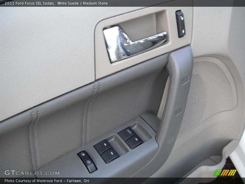 White Suede / Medium Stone 2011 Ford Focus SEL Sedan