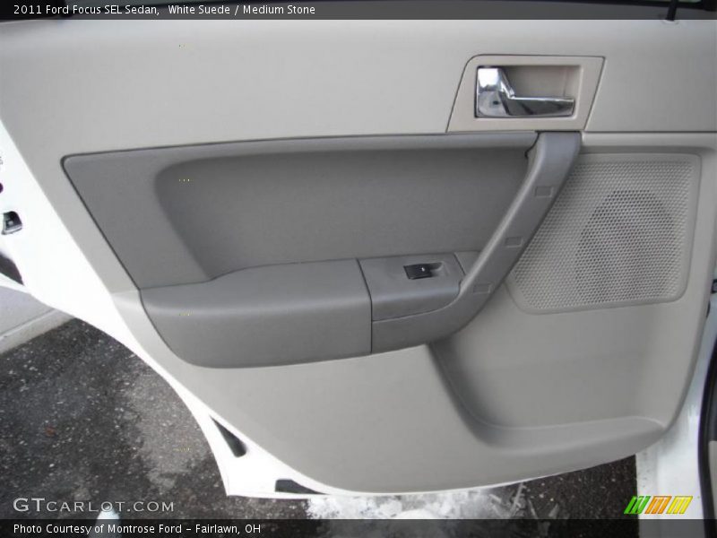 White Suede / Medium Stone 2011 Ford Focus SEL Sedan
