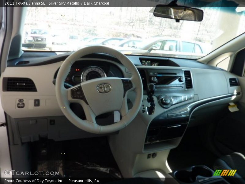 Silver Sky Metallic / Dark Charcoal 2011 Toyota Sienna SE