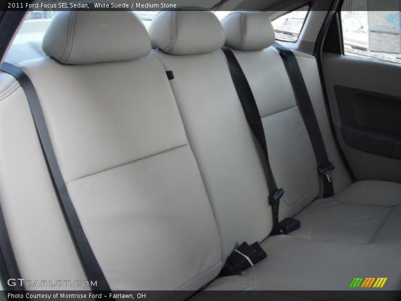 White Suede / Medium Stone 2011 Ford Focus SEL Sedan