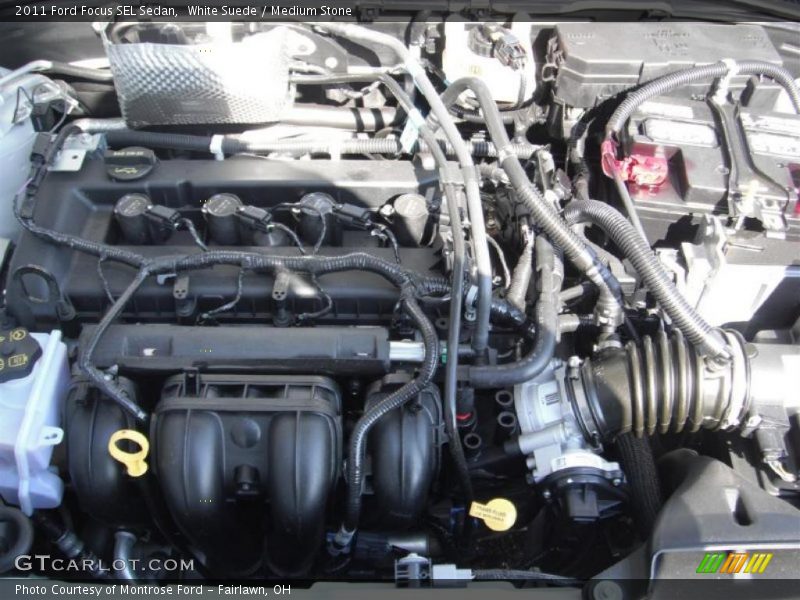 White Suede / Medium Stone 2011 Ford Focus SEL Sedan
