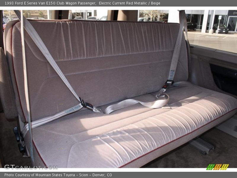  1993 E Series Van E150 Club Wagon Passenger Beige Interior