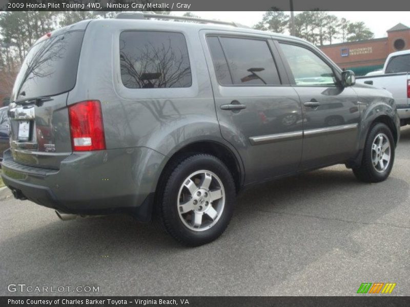 Nimbus Gray Metallic / Gray 2009 Honda Pilot Touring 4WD