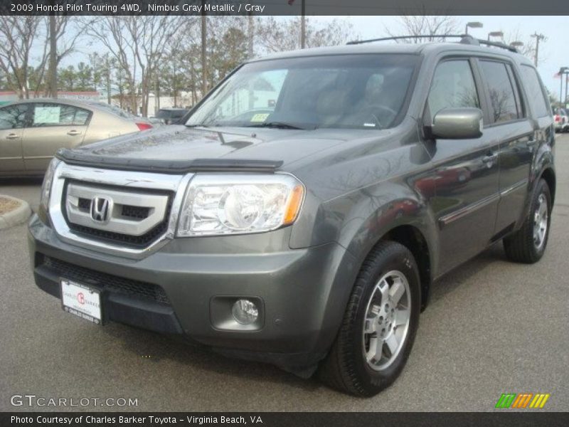Nimbus Gray Metallic / Gray 2009 Honda Pilot Touring 4WD