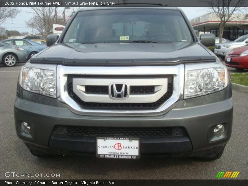 Nimbus Gray Metallic / Gray 2009 Honda Pilot Touring 4WD