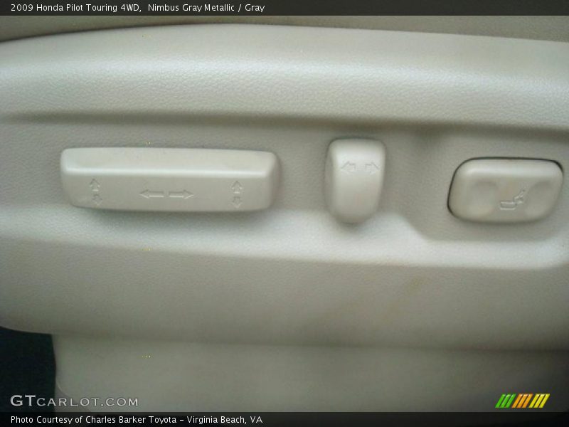 Nimbus Gray Metallic / Gray 2009 Honda Pilot Touring 4WD