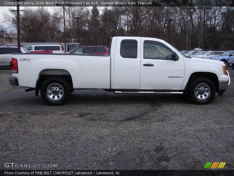 Summit White / Dark Titanium 2009 GMC Sierra 1500 Work Truck Extended Cab 4x4