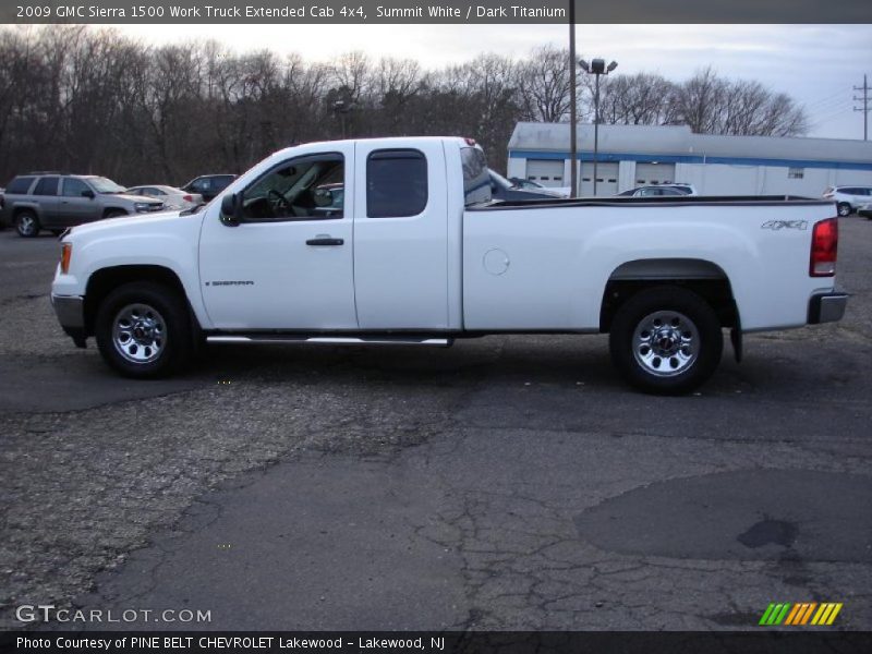Summit White / Dark Titanium 2009 GMC Sierra 1500 Work Truck Extended Cab 4x4