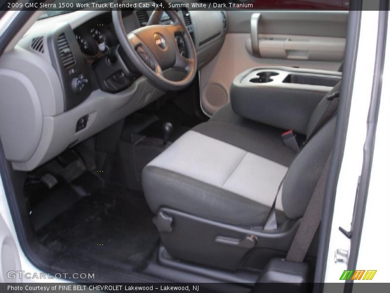 Summit White / Dark Titanium 2009 GMC Sierra 1500 Work Truck Extended Cab 4x4