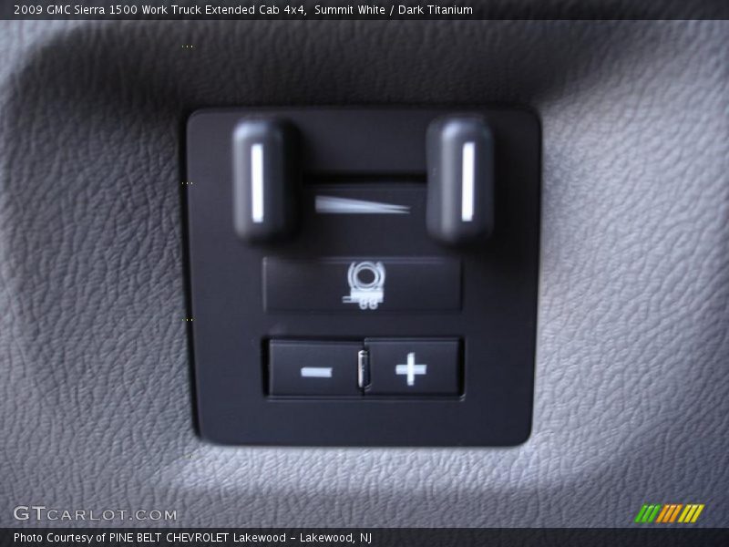 Summit White / Dark Titanium 2009 GMC Sierra 1500 Work Truck Extended Cab 4x4