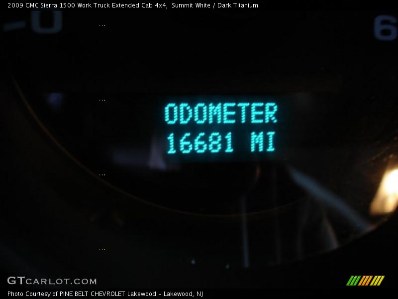 Summit White / Dark Titanium 2009 GMC Sierra 1500 Work Truck Extended Cab 4x4