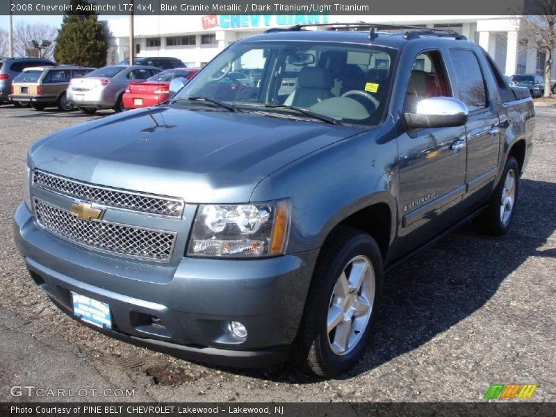 Blue Granite Metallic / Dark Titanium/Light Titanium 2008 Chevrolet Avalanche LTZ 4x4