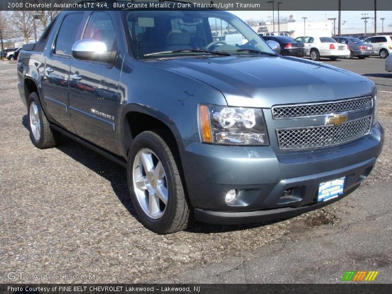 Blue Granite Metallic / Dark Titanium/Light Titanium 2008 Chevrolet Avalanche LTZ 4x4