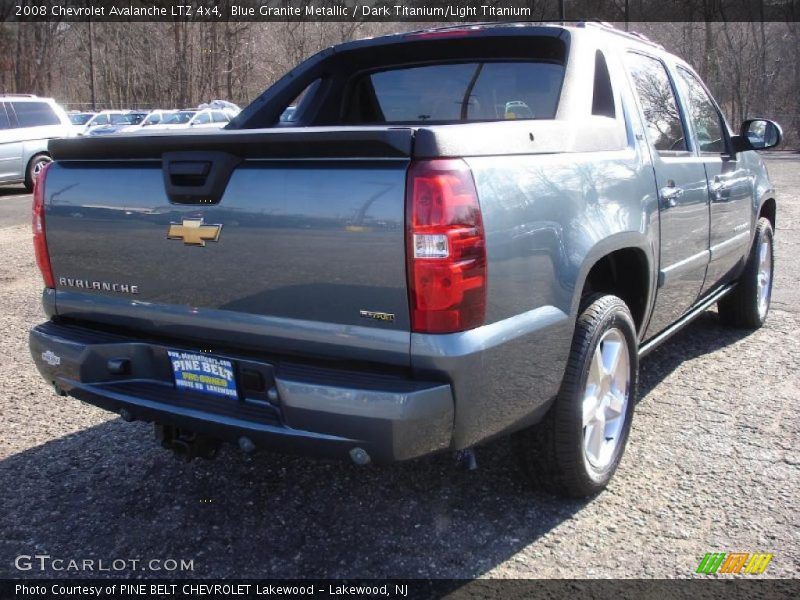 Blue Granite Metallic / Dark Titanium/Light Titanium 2008 Chevrolet Avalanche LTZ 4x4
