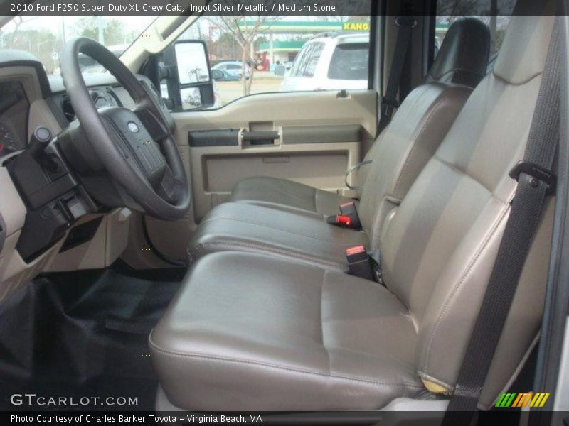  2010 F250 Super Duty XL Crew Cab Medium Stone Interior