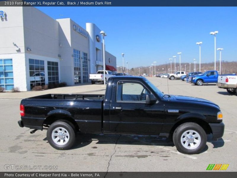 Black / Medium Dark Flint 2010 Ford Ranger XL Regular Cab