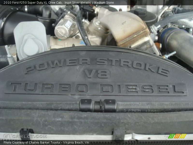 Ingot Silver Metallic / Medium Stone 2010 Ford F250 Super Duty XL Crew Cab