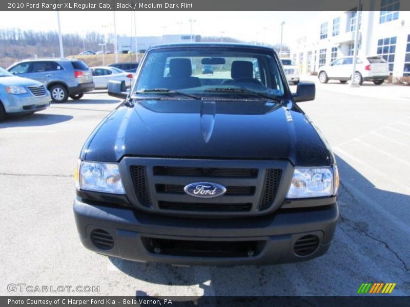 Black / Medium Dark Flint 2010 Ford Ranger XL Regular Cab