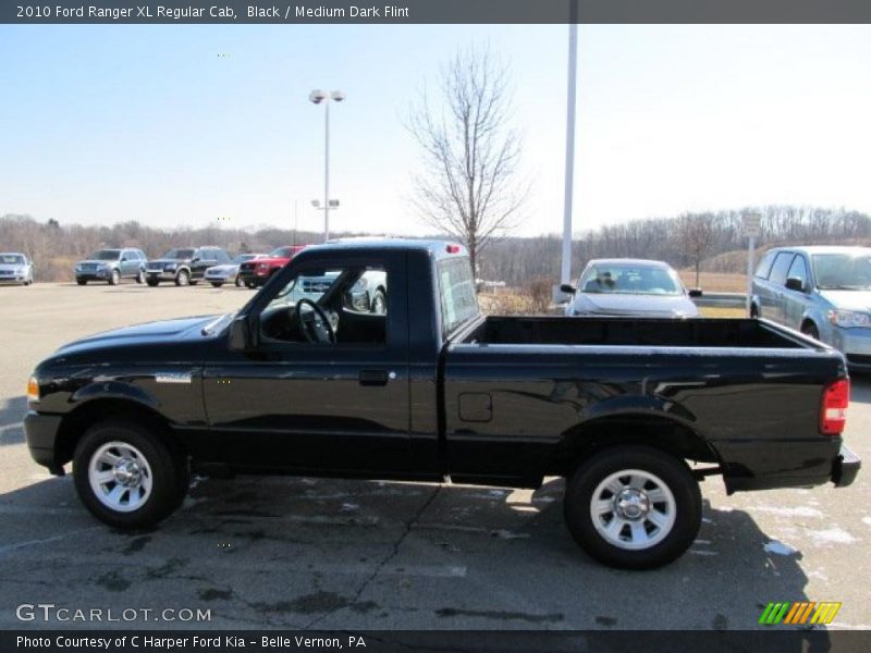 Black / Medium Dark Flint 2010 Ford Ranger XL Regular Cab
