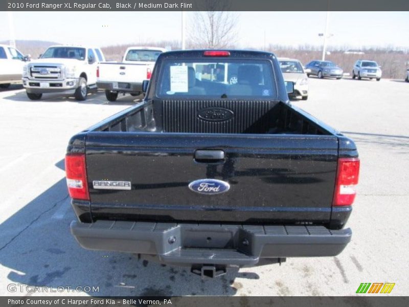 Black / Medium Dark Flint 2010 Ford Ranger XL Regular Cab
