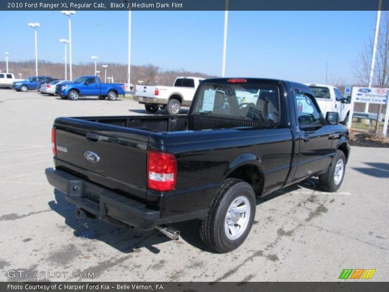 Black / Medium Dark Flint 2010 Ford Ranger XL Regular Cab