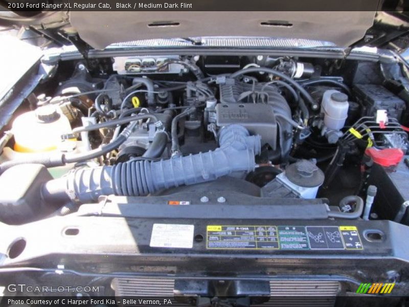 Black / Medium Dark Flint 2010 Ford Ranger XL Regular Cab