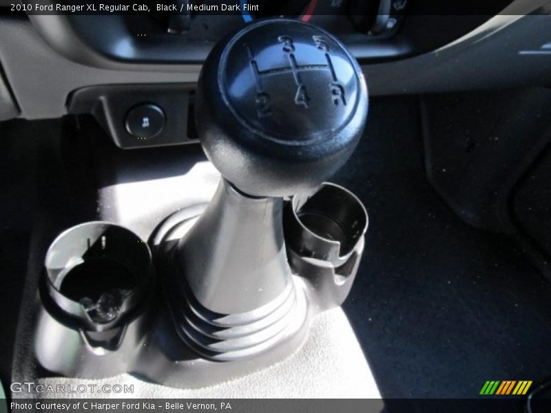 Black / Medium Dark Flint 2010 Ford Ranger XL Regular Cab