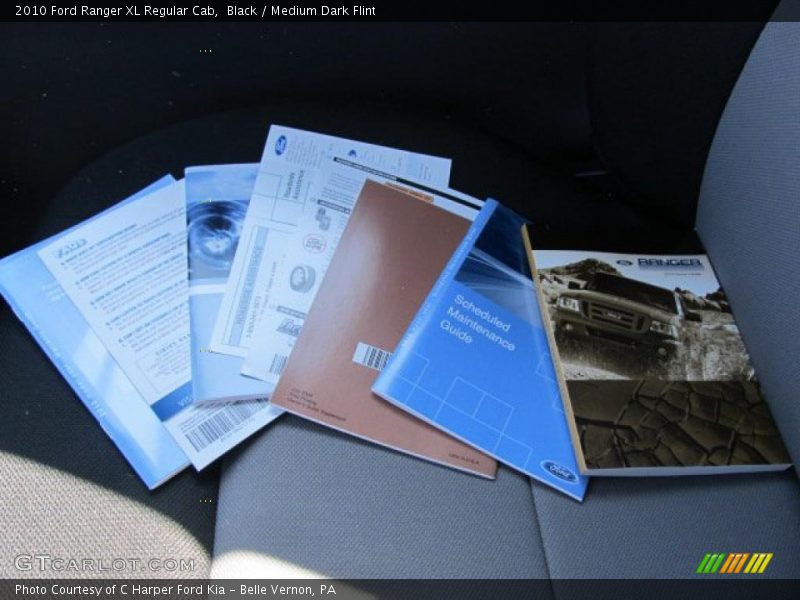 Black / Medium Dark Flint 2010 Ford Ranger XL Regular Cab