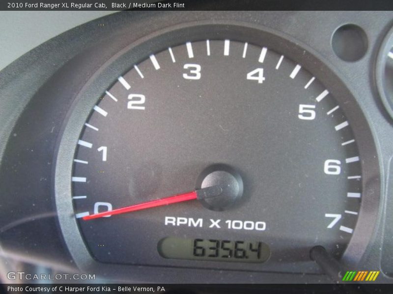 Black / Medium Dark Flint 2010 Ford Ranger XL Regular Cab