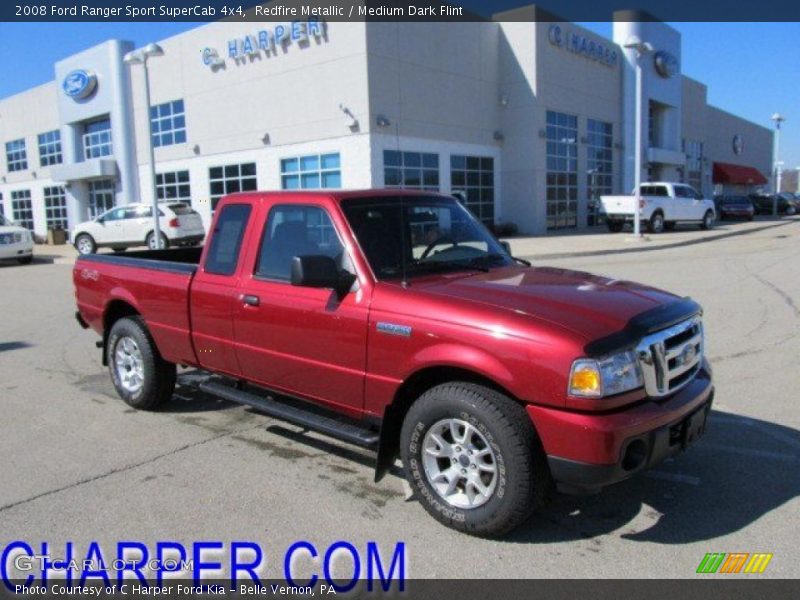 Redfire Metallic / Medium Dark Flint 2008 Ford Ranger Sport SuperCab 4x4